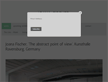 Tablet Screenshot of joana-fischer.com